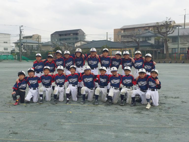 橘ウイングス様 野球ユニフォーム作成事例