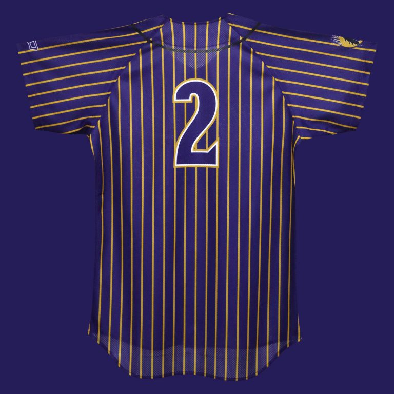 ストライプが野球ユニフォームらしい一枚 | 作成事例 フォトギャラリー