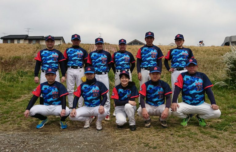 SGM様　野球ユニフォーム・キャップ　オーダー事例
