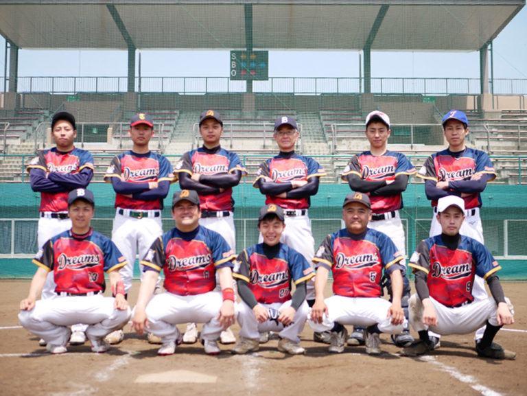 Dreams様　野球ユニフォーム　オーダー事例