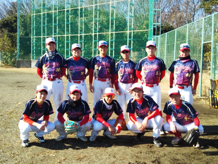 Redstars様　野球ユニフォーム　オーダー事例