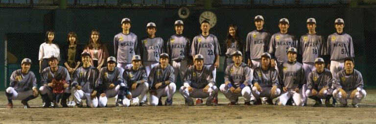 BEAST様　野球ユニフォーム　オーダー事例
