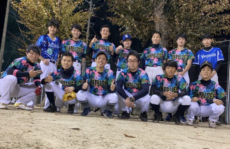 BAYBLUES様　野球ユニフォーム　オーダー事例