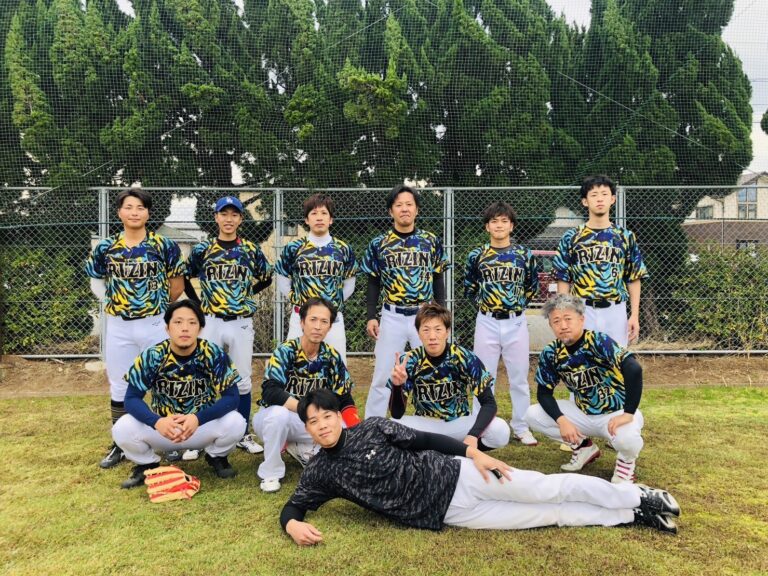 RIZIN様　野球ユニフォーム　オーダー事例