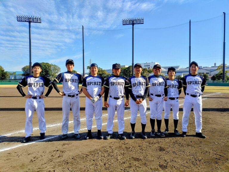 SPIRIT様　野球ユニフォーム　オーダー事例